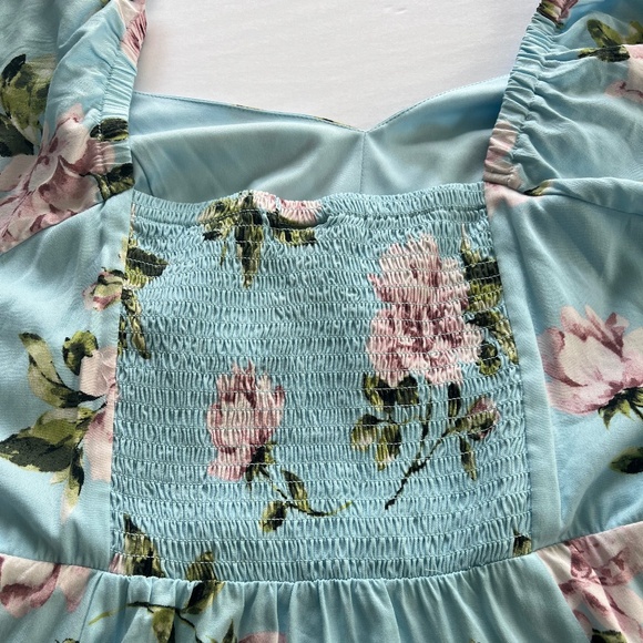 NWT Mini Stretch Sweetheart Dress Floral Size 2X 18-20 plus size - Picture 6 of 7